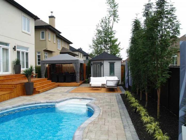 Pavé-uni piscine Terrebonne