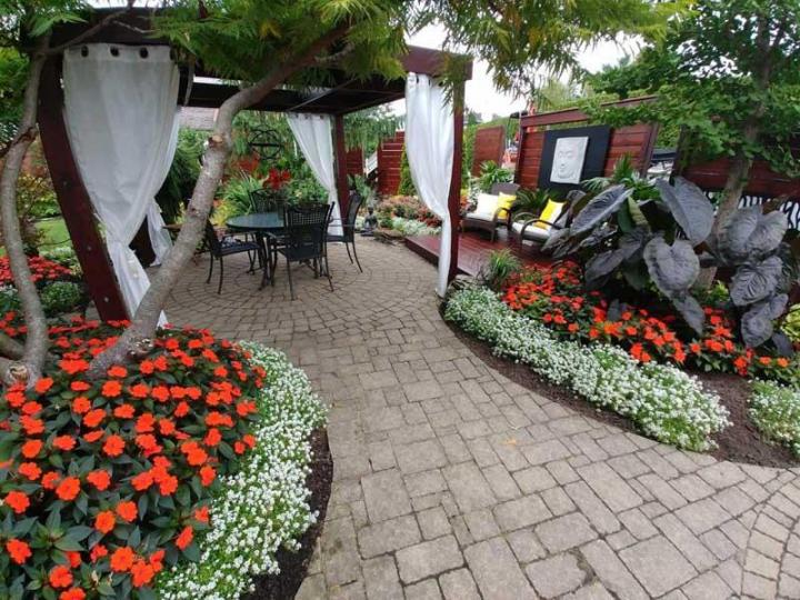 Pavé uni pergola Terrebonne